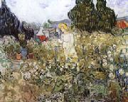 Vincent Van Gogh Mlle.Gachet in Her Garden at Auvers-sur-Oise France oil painting artist